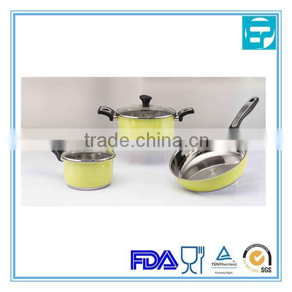 12PCS Stainless Steel Cookware Set. Pots Pans Dutch Oven Fry Skillet