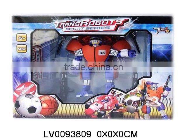 Plastic Toy basketball Transformation Toy robot for children