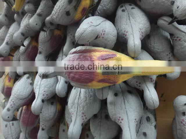 Fullbody Flocked Hunting Pigeon/ Dove Decoys For Outdoor Field Hunting