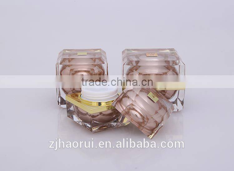 2016 New Design cosmetic jars suppliers Plastic Material Fancy packaging of cosmetics