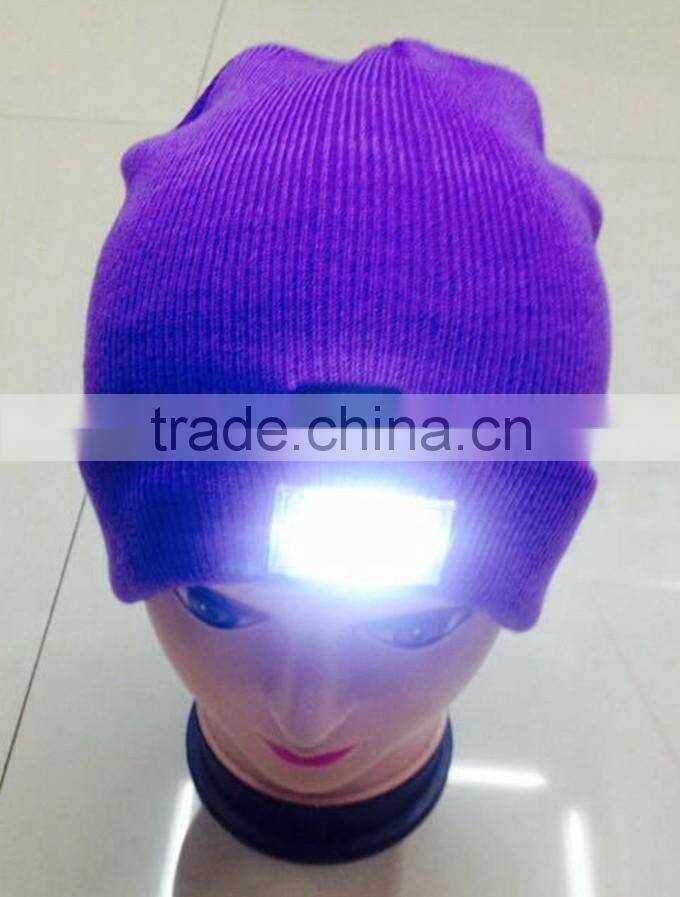 Comfortable Led beanie, custom beanie hat, knit beanie
