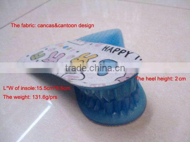 3 cm High grade comfortable TPR gel height increase insoles