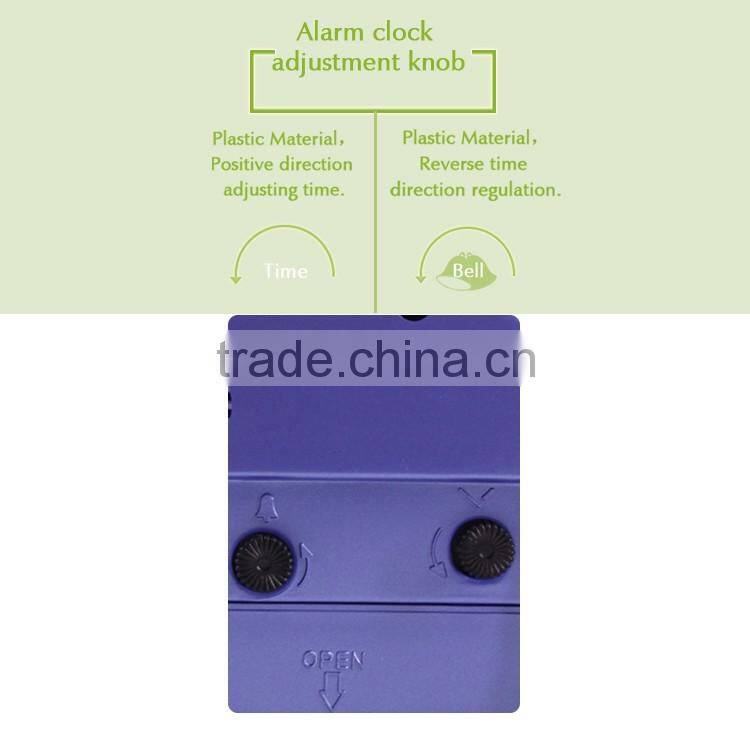 BB08504 pink cartoon semicircular clock,table clock