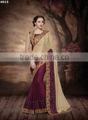 Goodness Beige Georgette On Net Designer Lehenga Choli/indian lehenga online shopping