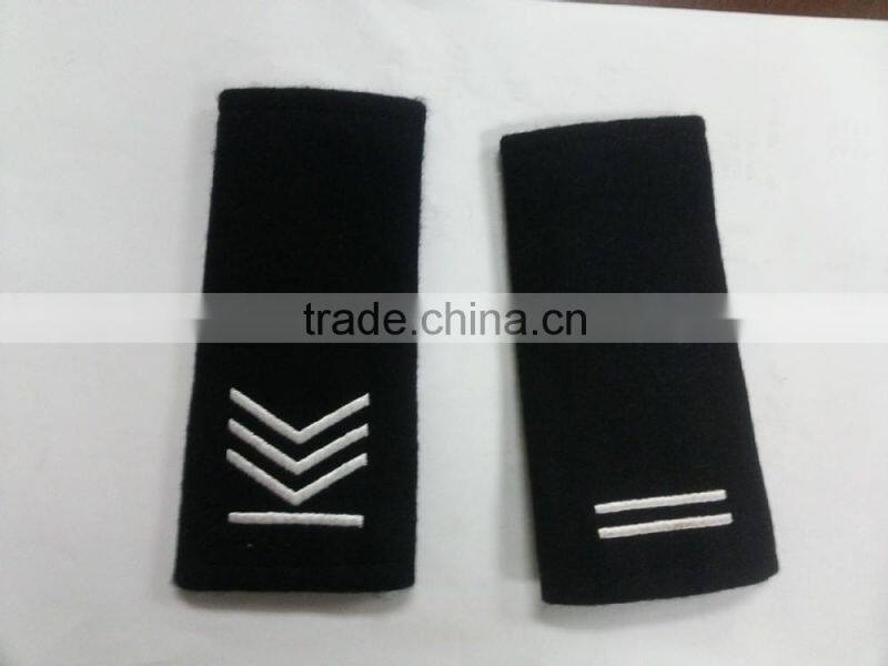 Shouder borader embroidery epaulette patch/applique