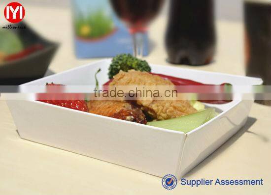 healthy disposable take out catering food trays