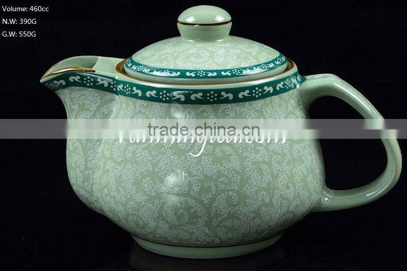 Tang Cao Tang Dynasty Flower Design Ceramic Tea Pot