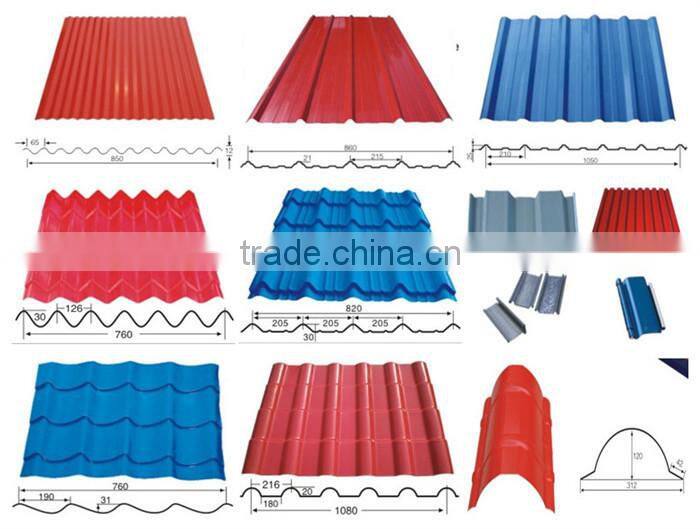 Roof Making Manufacturer Machine Aluminum galvanized zinc Tile Roll Forming Machine