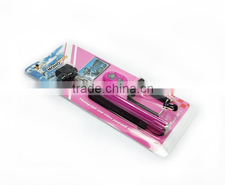 monopod selfie stick bluetooth remote shutter