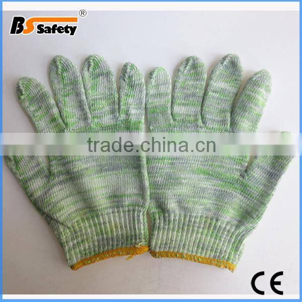 BSSAFETY 70g dark color thick nylon cotton working glove