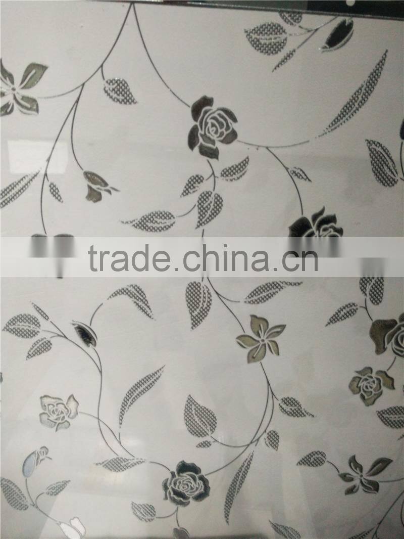 4-8mm Clear And Tinted Building Decorative Acid Etched Glass