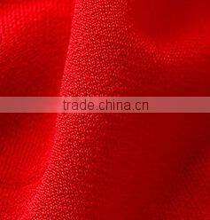 Wujiang factory supply 100% polyester knitted moss crepe fabric for dress,garment,etc