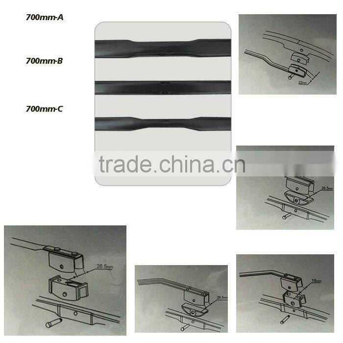 High quality 700mm universal wiper blade (28 inch), china wiper blade, windshield wiper bladefor bus