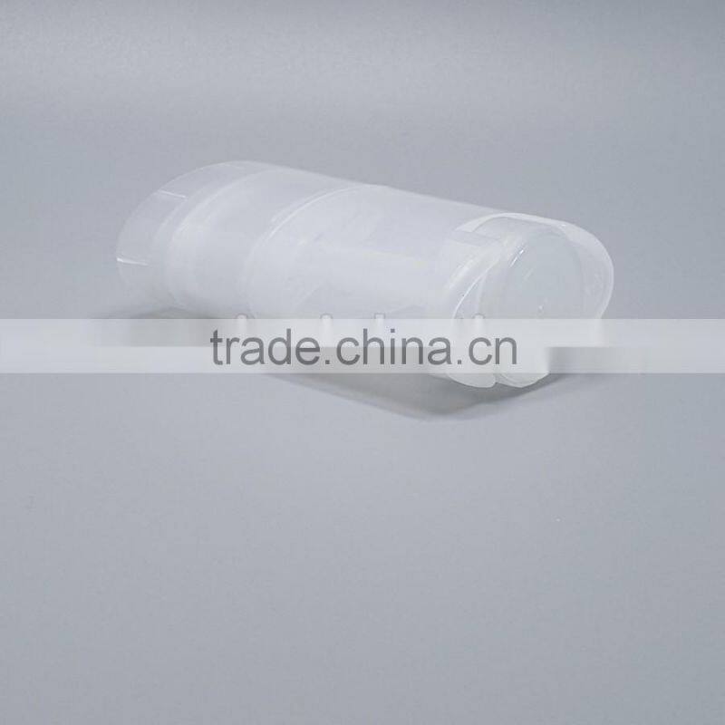 50ml clear plastic deodorant stick bottle container,PP deodorant gel container for body care