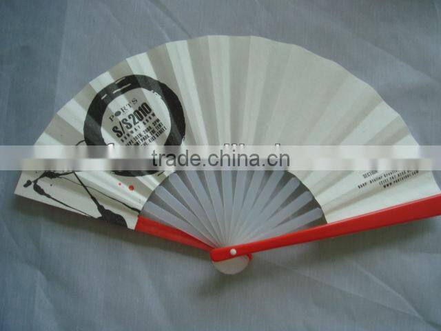 4c printed promotion folding paper fan