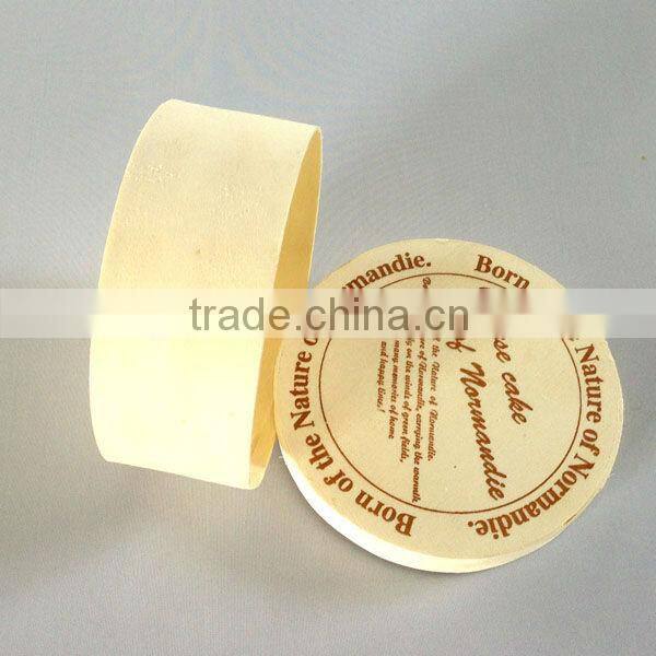 2014 Best-selling cheap round wooden chocolate box with printing (CK-696)