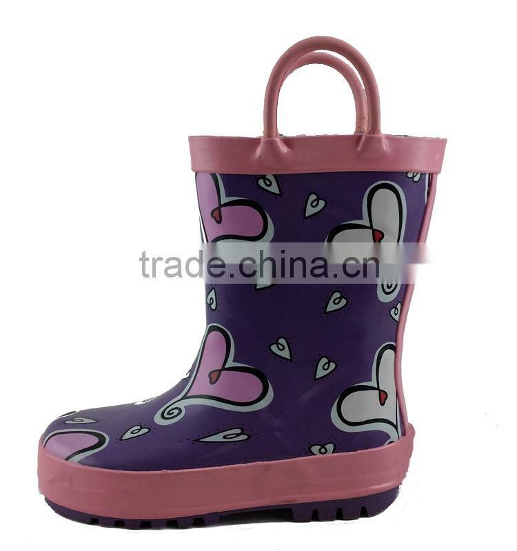 Girls cheap pvc rain boot pure color pvc rain boots