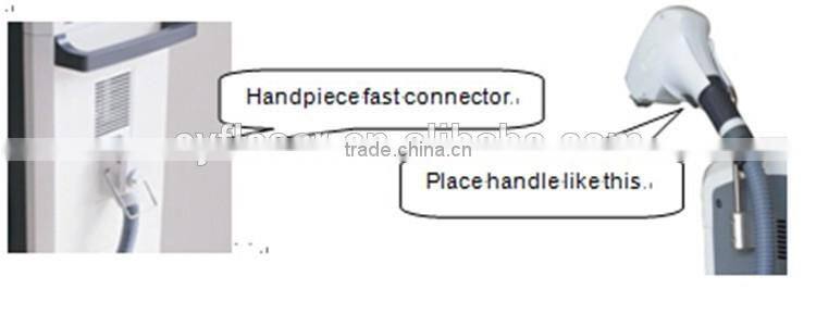 Professional Safe And Painless 808nm Diode Laser Permanent Hair Removal Machine / 808nm hair removal