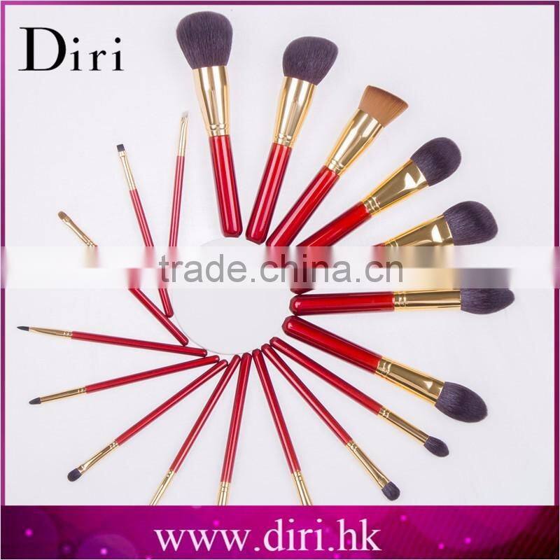New hotsell professional wooden long handlemakeup brush set with top quality