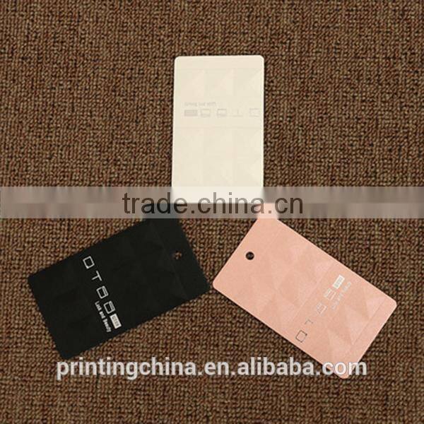 Brand new recycled paper uv swing tag with logo printing