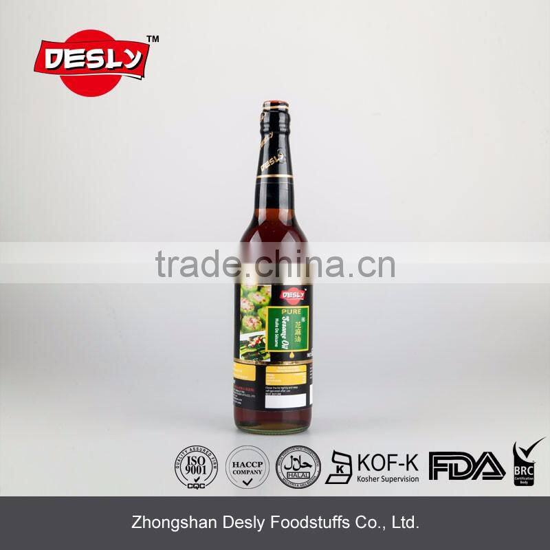 100% pure Desly brand sesame oil