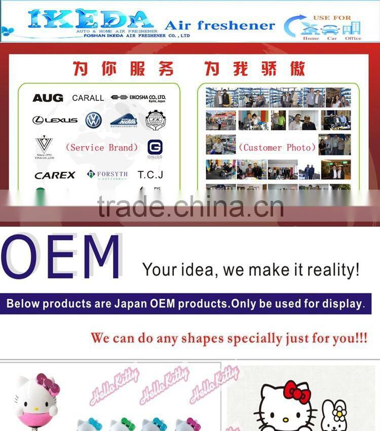 Long lasting good smell scents wholesale gel air freshener for car