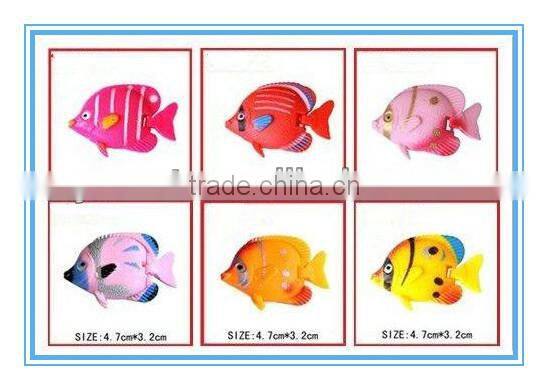 Varieties decoration in the tanks plastic fish/artificial fish for aquarium