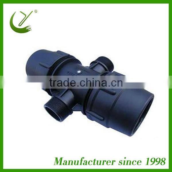hdpe pipe reducing tee for irrigation