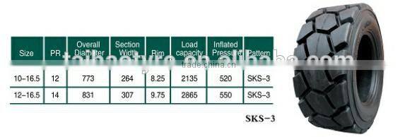 Industrial Tractor Tyre Skid Steer SKS Tyre SKS 10-16.5