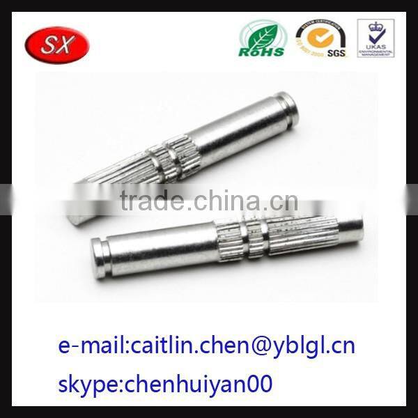 Chinese Supplier steel Pineapple and straight knurling shaft