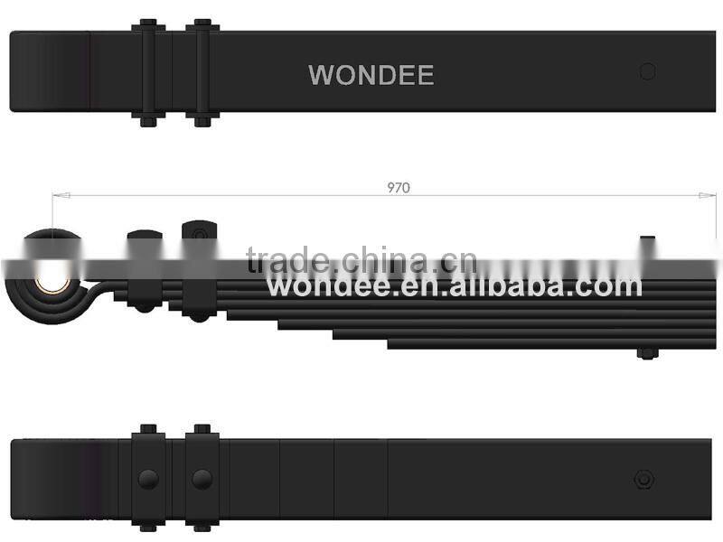 OEM 200029 France Market Agricultural Trailer 15 ton Leaf Spring
