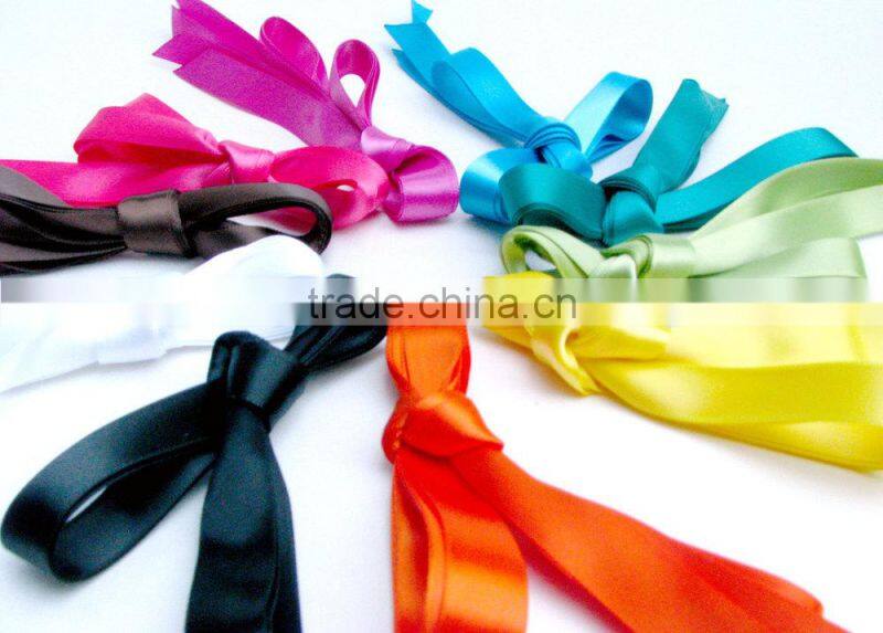 Colorful satin ribbon,satin ribbon in stock,existing color ribbon