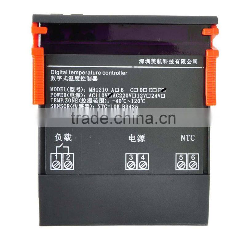 High quality AC 110V Digital Fahrenheit Temperature Controller with Thermostat Sensor