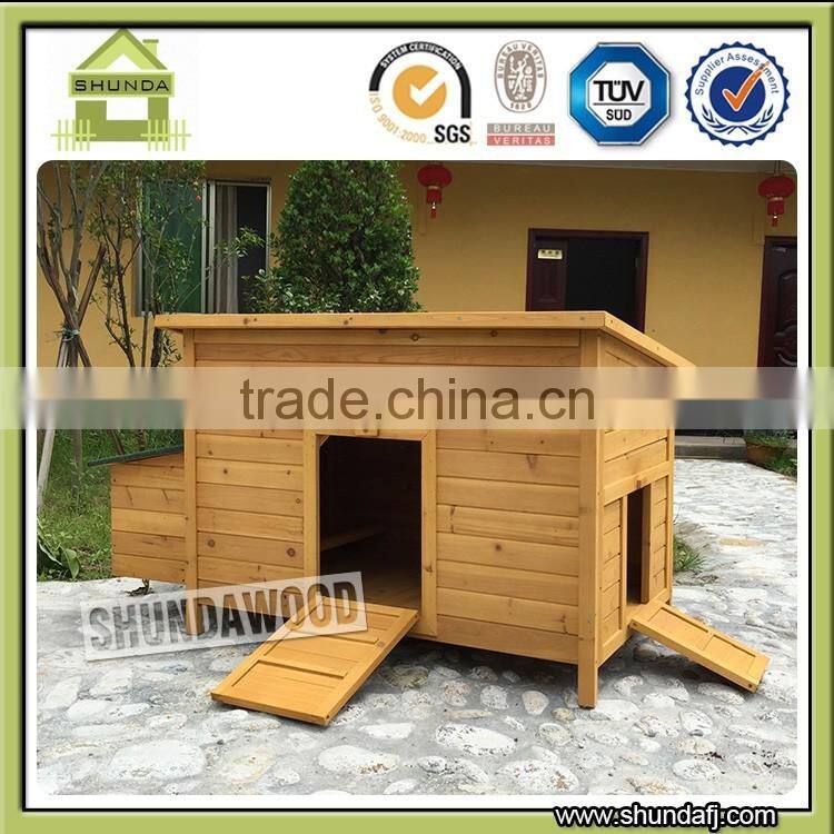 SDC07 Flat Roof Wooden Chicken House