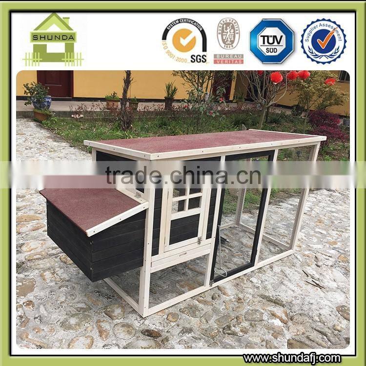 SDC04 Egg laying Colourful painting Garden wooden chicken coop