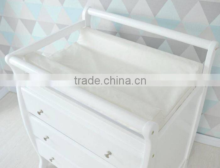 Wholesale Australia / NewZealand Style 3 Drawer Wooden Baby Changing Dresser Change Table