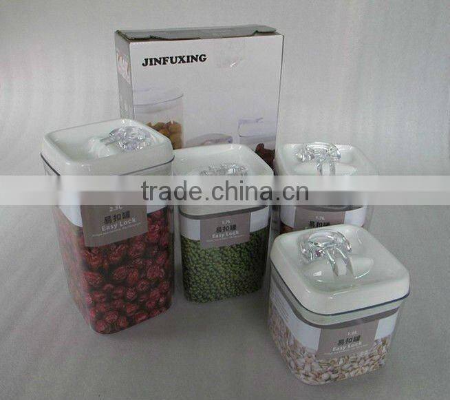 Round food storage container with color box (PF9023)