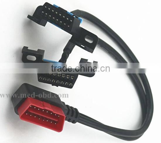 Cross angle 16pin M To 2 pcs 16pin F