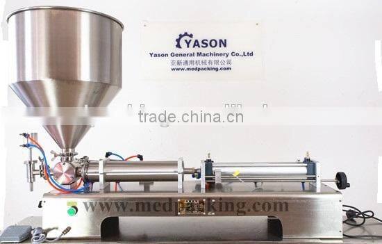 10-300ml Single Head Cream Shampoo Filling Machine Paste Filler