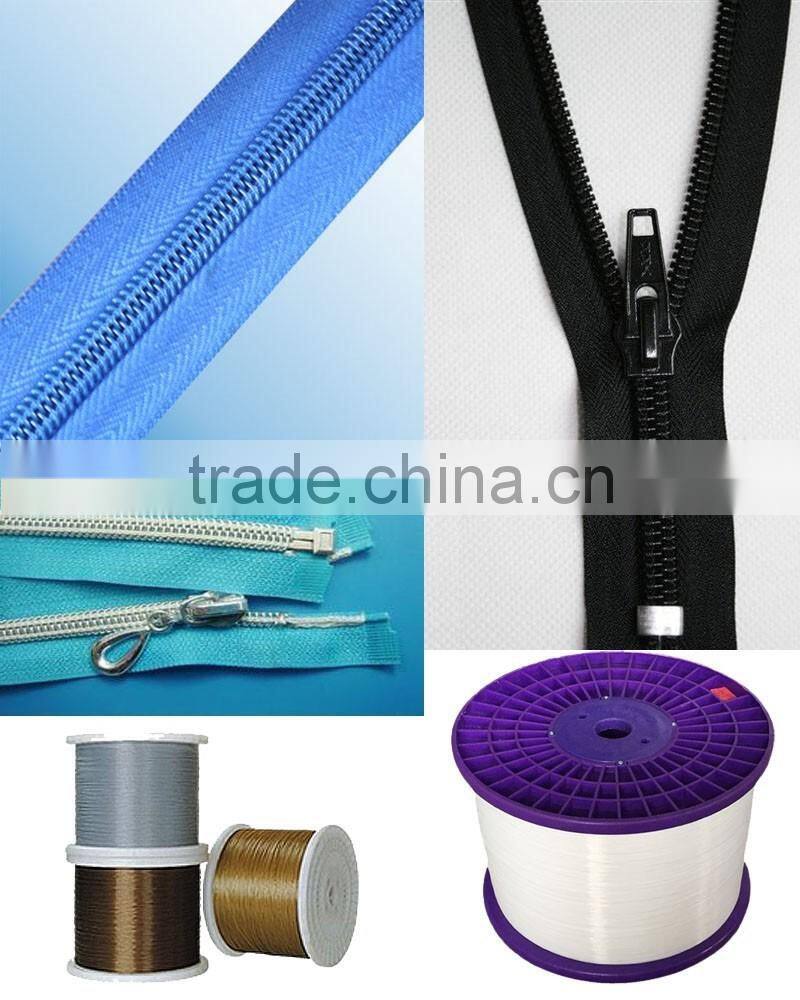 0.50mm and 0.68mm polyester monofilament yarn for zipper teeth