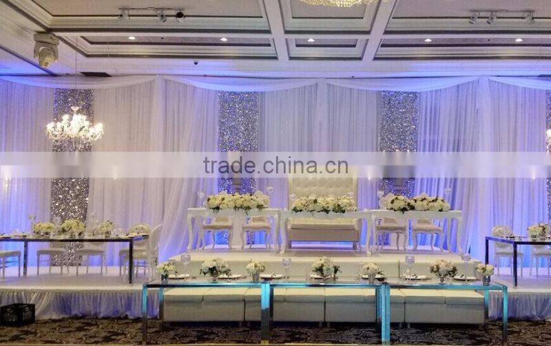 White leather wedding furniture wedding sofa
