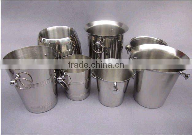 Stainless steel ice bucket,champagne cooler