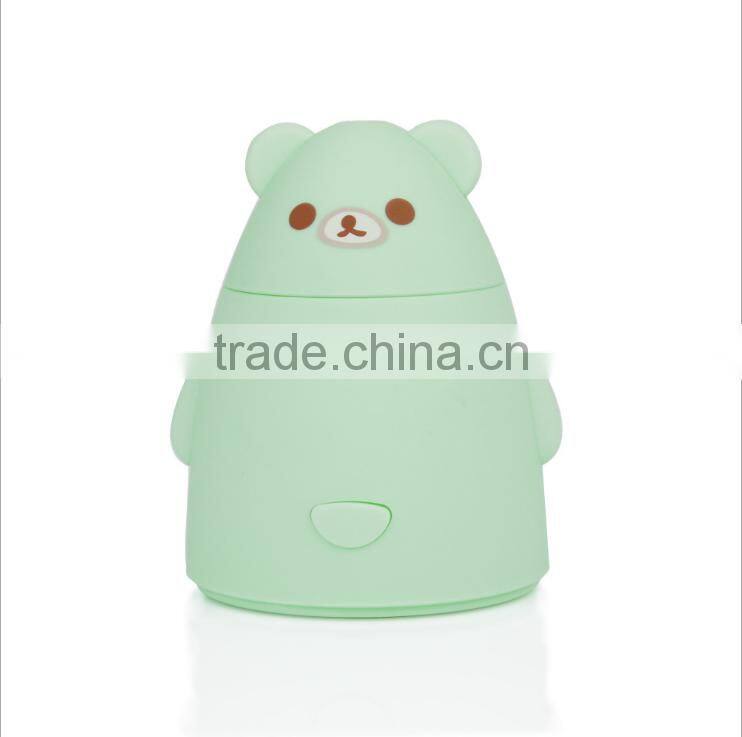 Creative Cartoon Bear Shape Humidifier, USB Mini Desktop Air Purifier