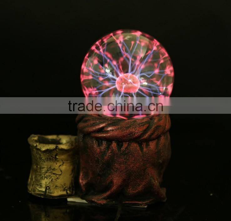 Resin skull magic ball geek gift skull snow globe