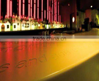 party furniture led design curved outdoor bar for events