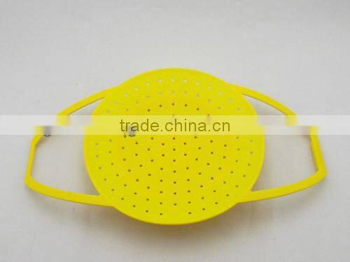 new design silicone steamer/silicone fruit colander
