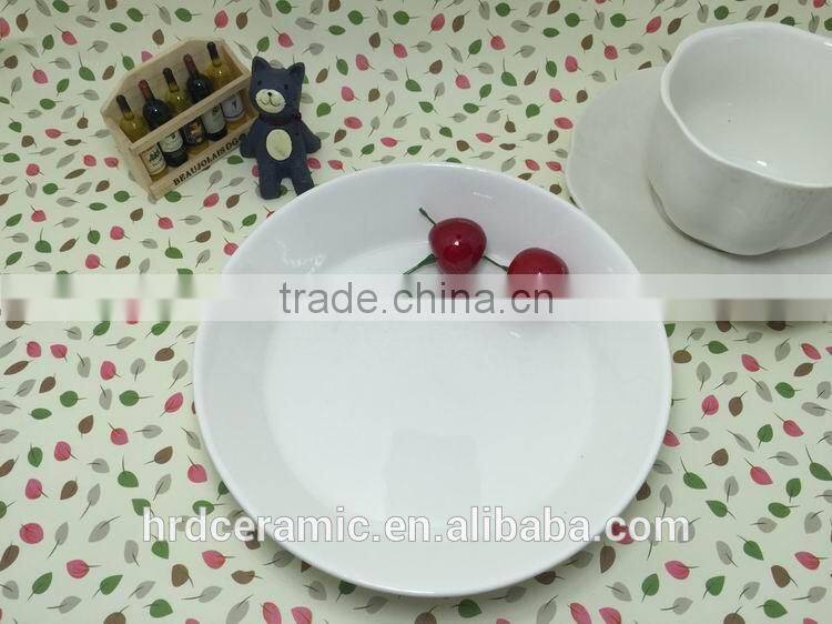 Hot sale Chinese Bulk stocked Dinner ceramic Plate