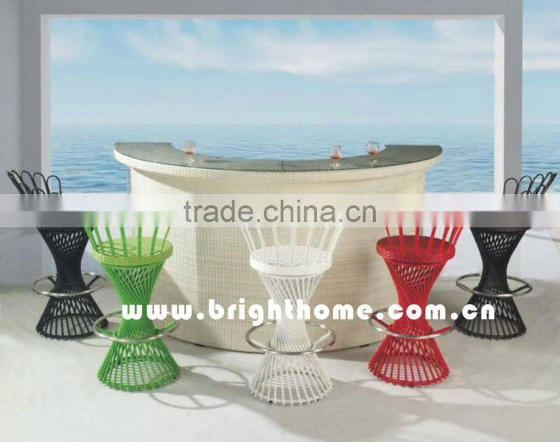 Mini Rattan High Table Bar Funiture Dubai