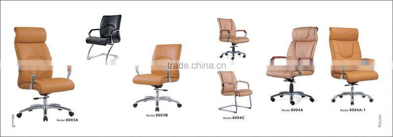 soft pad executive Leather swivel chair