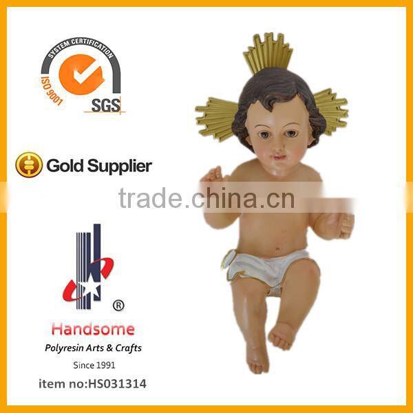 8 inch catholic religious polyresin baby jesus figurine